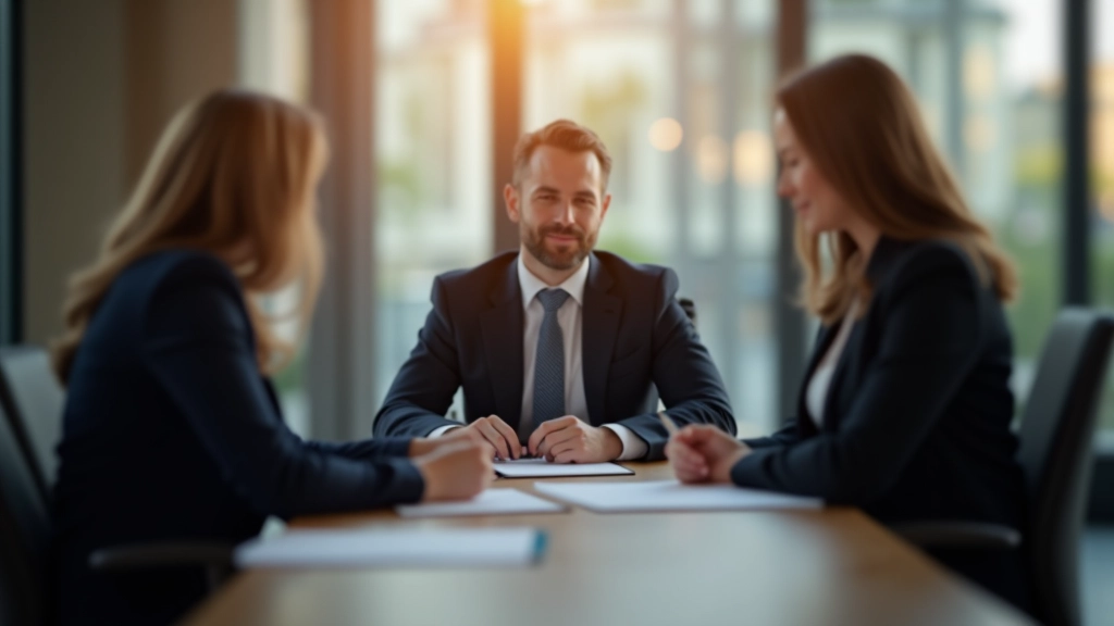 Gruppe von Geschäftsleuten im Besprechungsraum, Diskussion und Debatte an einem Tisch